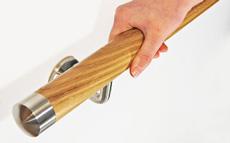 Stainless Steel and Hardwood Handrail Kits
