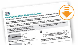 Download Plant Training Wire Kit Installation Advice